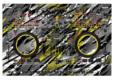 Denon DJ MC 6000 MK2 Skin Sparkasm Yellow